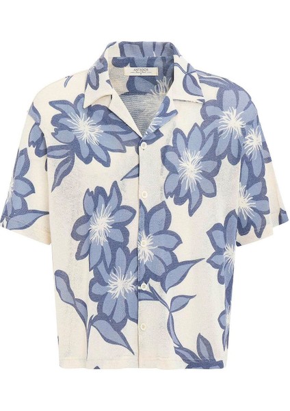 Mavi Desenli Erkek Gömlek indirimleri