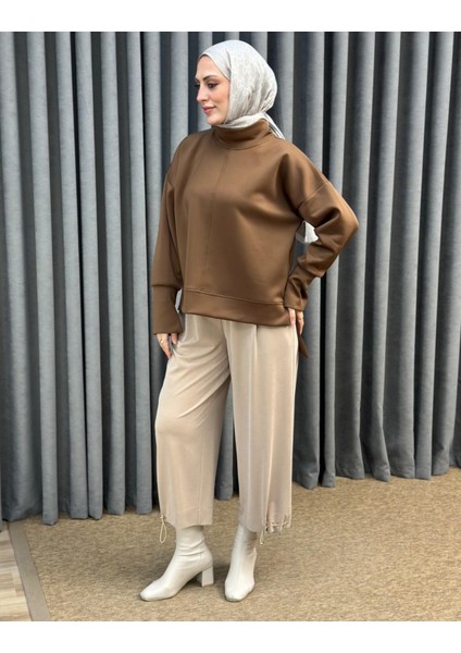 4872 Scuba Tunik Bluz