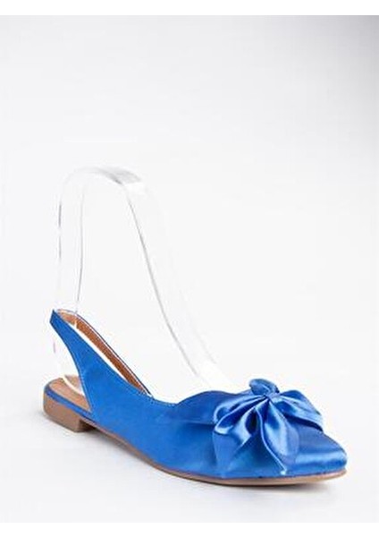 Saks Mavi Kadın Babet Kumaş Malzeme Hazır Taban