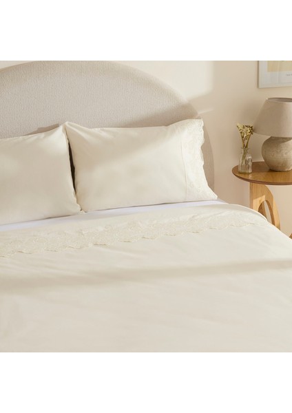 Avenza Brodeli Çift Kişilik Nevresım Takımı Beyaz indirimleri