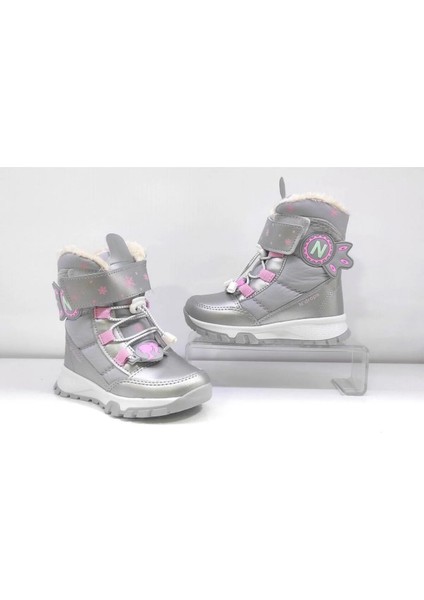 N'drops Kürklü Kaydırmaz Kauçuk Tabanlı Çocuk Botu