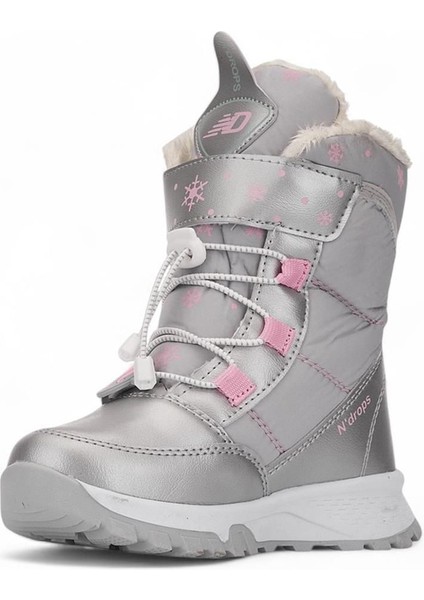 N'drops Kürklü Kaydırmaz Kauçuk Tabanlı Çocuk Botu