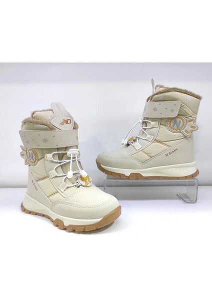 N'drops Kürklü Kaydırmaz Kauçuk Tabanlı Çocuk Botu