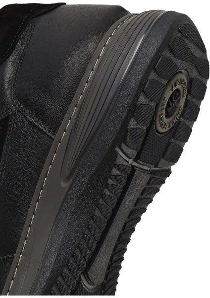 Erkek Siyah Bağcıklı Deri Casual Ayakkabı 25WFD674514