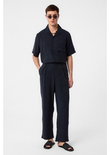 Siyah Modal Kumaş Erkek Gömlek modelleri