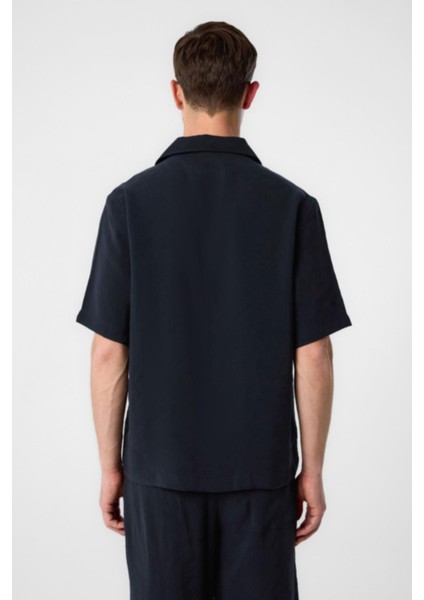 Siyah Modal Kumaş Erkek Gömlek indirimleri