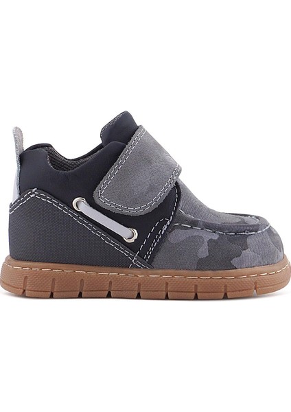 Hakiki Deri Gri Kamuflaj Desenli Cırt Cırtlı Bebek Bot fiyatları