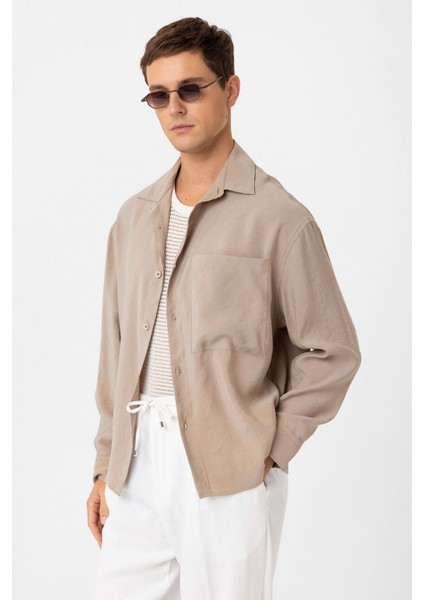 Vizon Relax Fit Modal Kumaş Erkek Gömlek modelleri