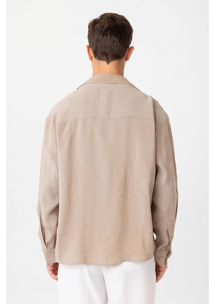 Vizon Relax Fit Modal Kumaş Erkek Gömlek indirimleri