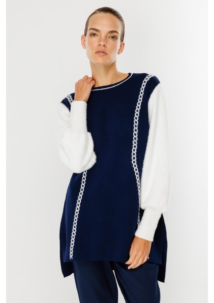 İki Renkli Triko Tunik-LACI fırsatları