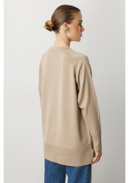 Reglan Kol Basic Triko Tunik-Taş fırsatları