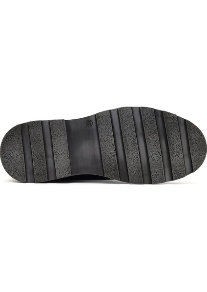 Erkek Siyah Bağcıklı Deri Casual Bot 25WFD7516FT indirimleri
