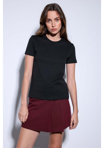 Siyah Basic Kadın T-Shirt fiyatları