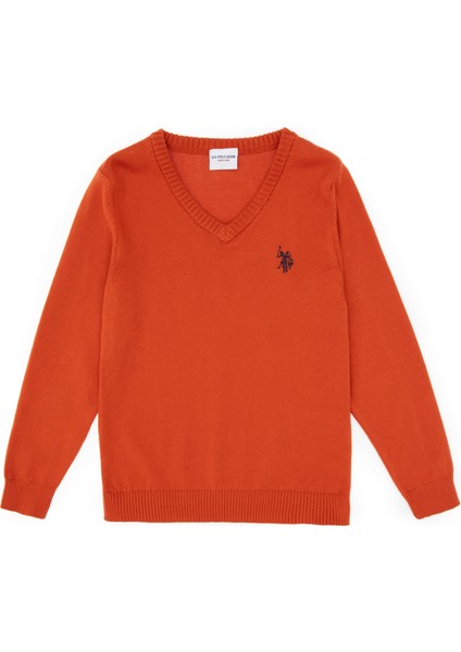 Erkek Çocuk Kiremit Kazak /triko 50315611-VR031