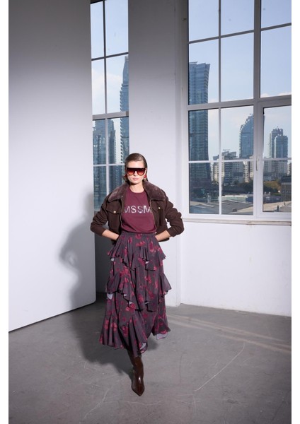 4877 Mssm Taşlı Tshirt