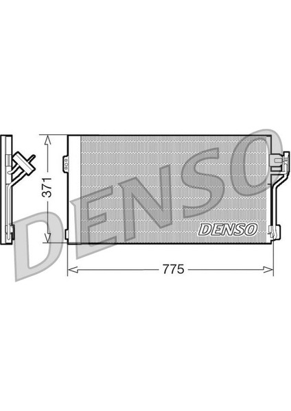 KLIMA RADYATORU MERCEDES VITO W639 2003 A6398350070