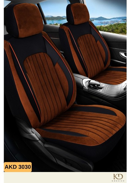 Akra Dik Nakış Serisi Universal Oto Koltuk Kılıfı - Akd 3030