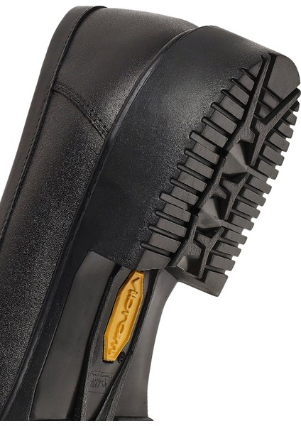 Erkek Siyah Deri Casual Loafer 25WFD603618