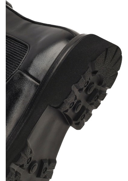 Erkek Siyah Bağcıklı Deri Chelsea Bot 25WFD722418