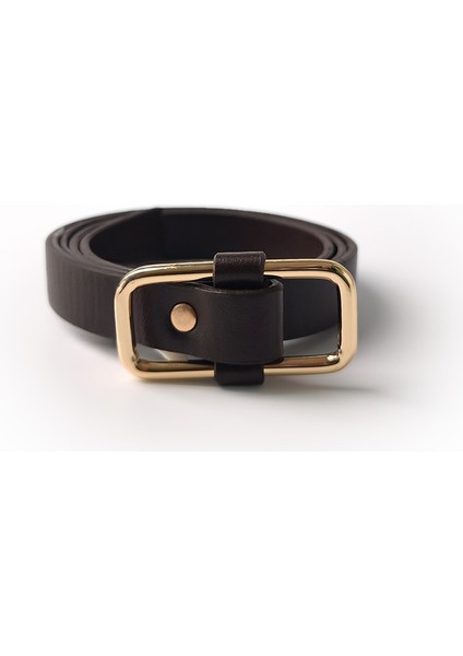 Dikdörtgen Tokalı Kemer Acı Kahve