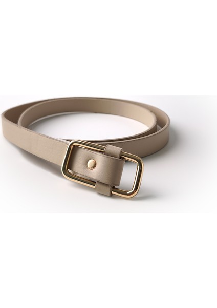 Dikdörtgen Tokalı Kemer Bej fiyatları