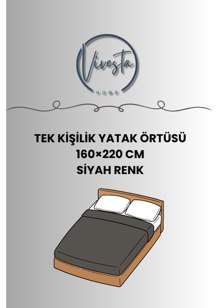 %100 Pamuk Saçaklı Tek Kişilik Yatak Örtüsü 160X220 – Şık ve Modern Tasarım fiyatları