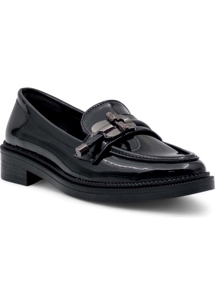 0701 Toka Detaylı Rugan Kadın Loafer modelleri