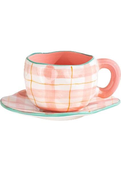 Pastel Ekose Temalı Seramik Kupa fiyatları