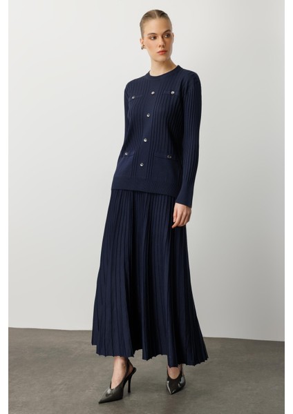 Ribana Detaylı Triko Takım-Lacı fiyatları