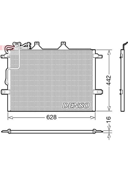 KLIMA RADYATORU MERCEDES W211 S211 C219 A2115001154