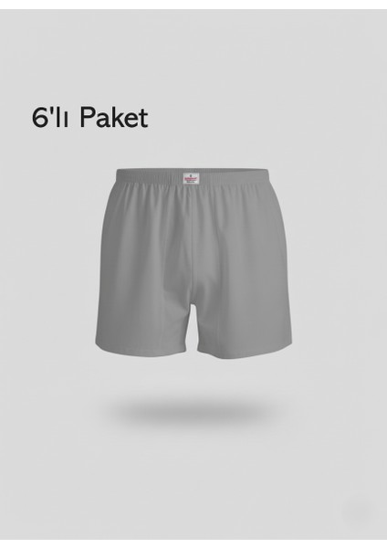 Battal Boy Ekstra Büyük Beden Arjantin Külot 6'lı Paket %100 Pamuklu Erkek