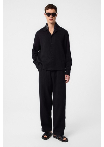 Siyah Dokulu Erkek Gömlek fiyatları