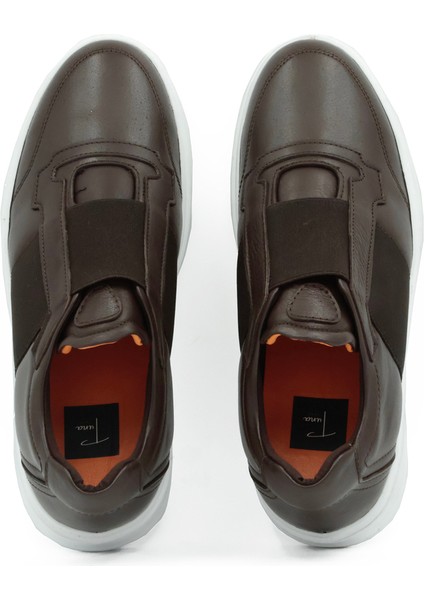 Hakiki Deri Kahverengi Spor Erkek Ayakkabı - Eva Taban - 0250661 indirimleri