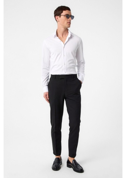 Beyaz Slim Fit Erkek Gömlek modelleri