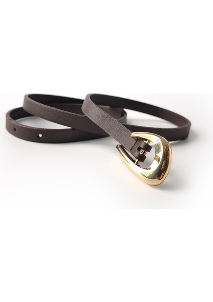 Dalga Desen Tokalı Ince Kemer Acı Kahve fırsatları