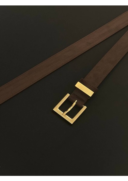 Süet Kare Antik Tokalı Köprülü Kadın Kemeri, Pantolon Kemeri, Ceket Kemeri, Elbise Kemeri fiyatları