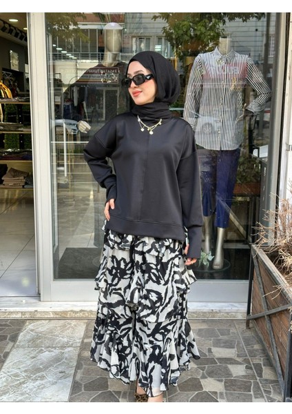 4872 Scuba Tunik Bluz