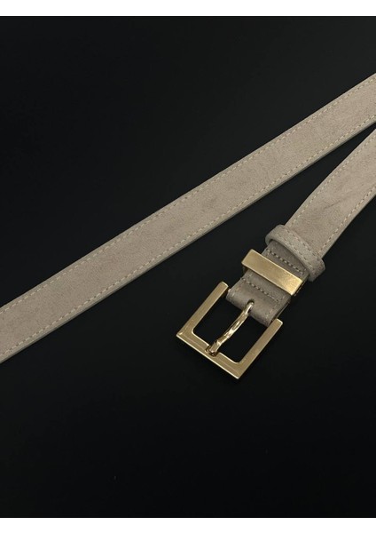 Süet Kare Antik Tokalı Köprülü Kadın Kemeri, Pantolon Kemeri, Ceket Kemeri, Elbise Kemeri