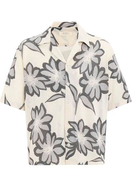 Gri Desenli Erkek Gömlek