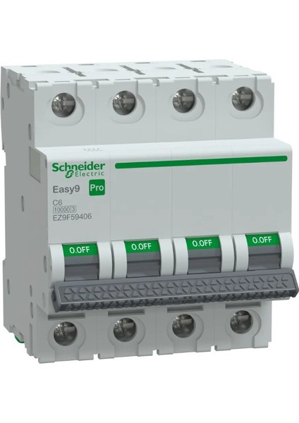 Pro 4 Faz 6A 10 Ka C Tipi Sigorta EZ9F59406