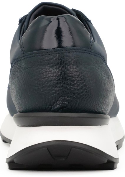 Hakiki Deri Lacivert Spor Erkek Ayakkabı Eva Taban - 2695 fırsatları