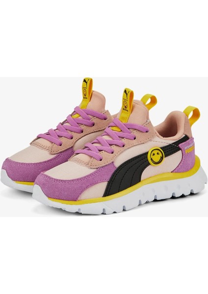 Wr Flex Slip On Smileywold Ps Leather Kids Sneaker Hakiki Deri Lastik Bağcıklı Çocuk Günlük Spor Ayakkabı Pembe modelleri