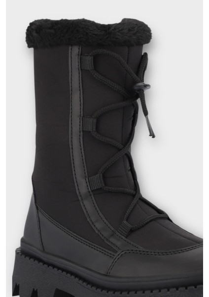 Içi Kürklü Dalgıç Kumaş Fermarlı Kız Çocuk Bot Siyah indirimleri