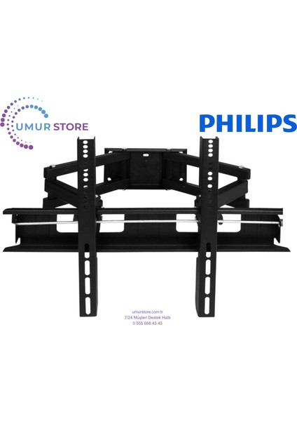 43PUS6031 42”- 55”- 65”- 75” Inç LCD LED Ekran Tv Hareketli Askı Aparatı