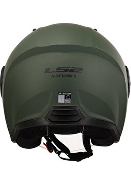 Airflow 2 Yarım Kask Mat Yeşil Aerodinamik Tasarım ve Konfor Özellikleri