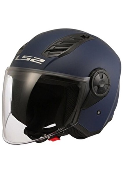 Airflow 2 Motosiklet Kaskı UV Filtreli Vizör ve Konforlu İç Pedler ile Mat Navy Renk indirimleri