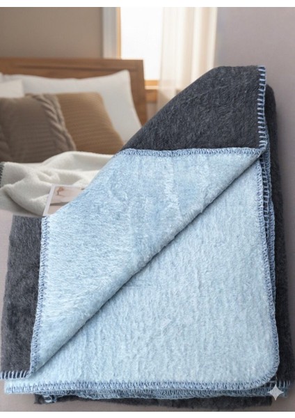 Çift Taraflı Çift Renk Yünlü Akrilik Polar Battaniye - Tv Battaniyesi 180X220 - 2200 Gram (9 Renk ) fiyatları