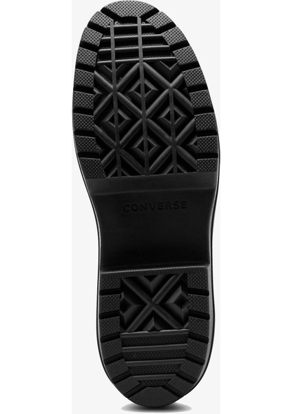 Chuck Taylor All Star Lugged Heel Kadın Siyah Deri Platform Bot.001