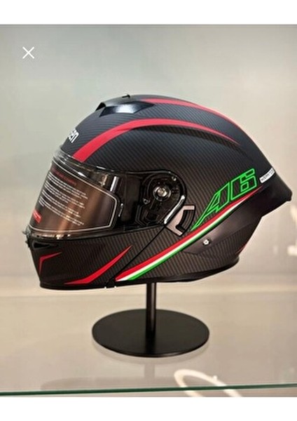 WS-202 Güneş Vizörlü Çene Açılır Motosiklet Kaskı Hafif ABS Malzeme Şık Tasarım