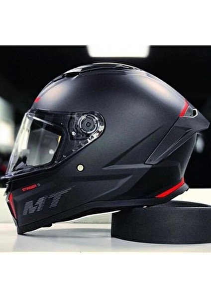 Stınger 2 Solid A1 Mat Motosiklet Kaskı Yüksek Darbeye Dayanıklı Polimer Mat Siyah fiyatları